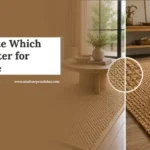 Sisal vs jute comparison in modern living room.