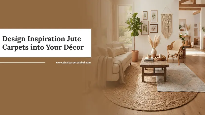 Design inspiration for incorporating round jute carpets.